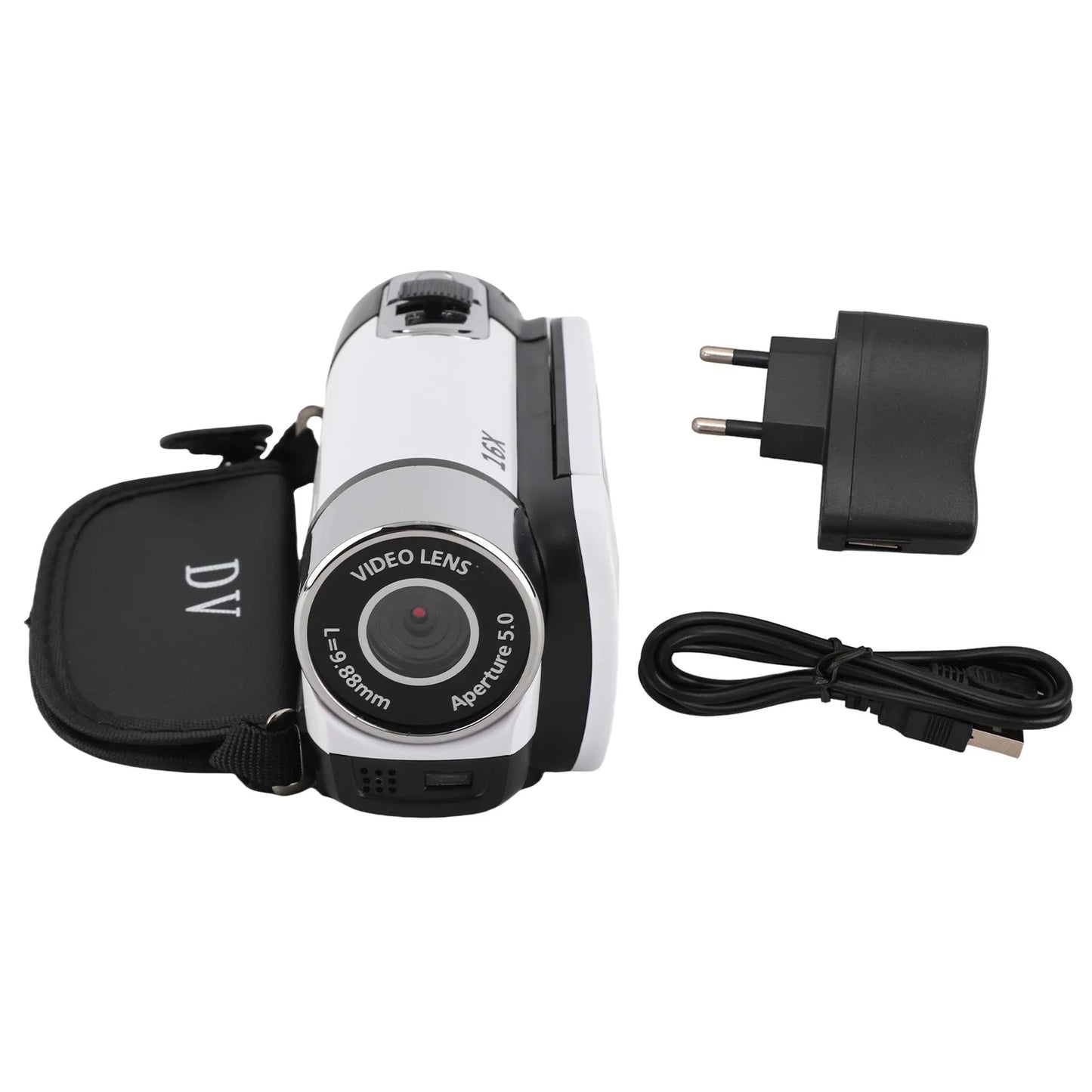 HD Digital Camera 16 MP Anti Shake 2.7 Inch Screen 16X Digital Zoom 1080P Vlog Video Camera for Travel Video Recorder Camera