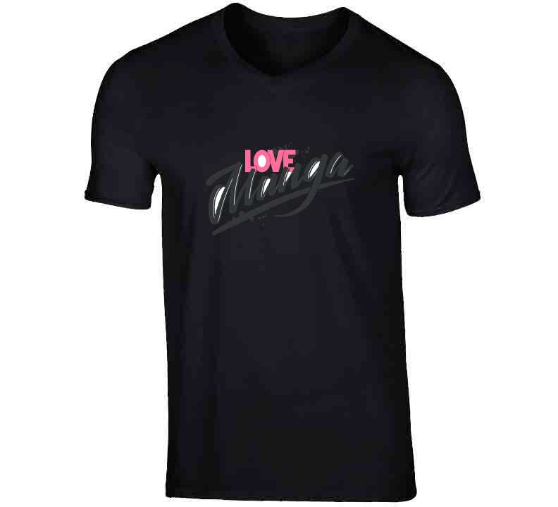 Vector Illustration Of Love Manga Text For Stickers Cards And Posters Also Suit T Shirt