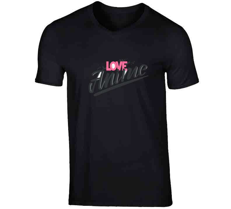 Vector Illustration Of Love Anime Text For Stickers Cards And Posters Also Suit T Shirt
