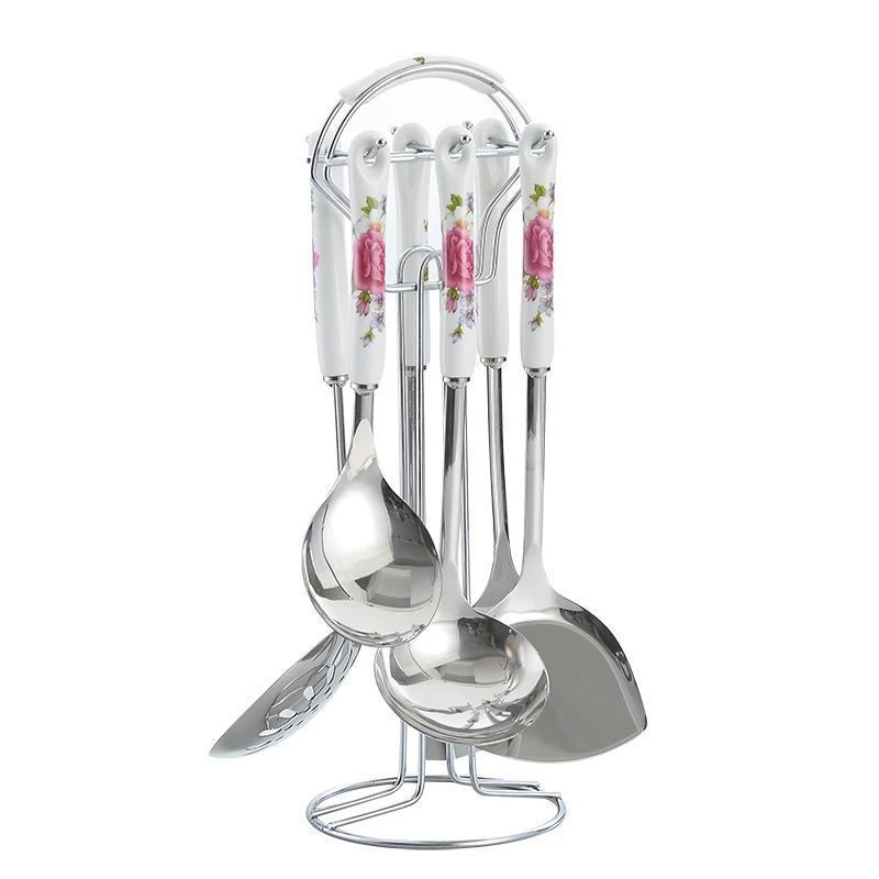 Seven-piece anti-scalding spatula and scoop