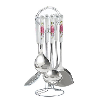 Seven-piece anti-scalding spatula and scoop