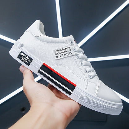 Men's Fashion Trend Low-top Leather Surface Casual Shoes