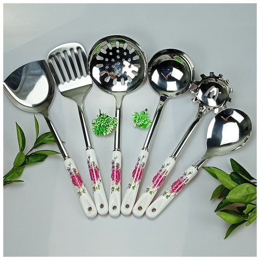 Seven-piece anti-scalding spatula and scoop