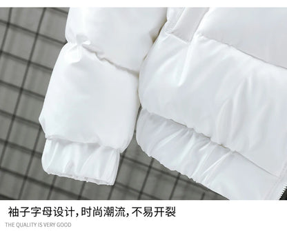 2021 New Men's Cotton-padded Jacket Plus Velvet Baseball Collar Cotton-padded Jacket Men's Parka Oversized Men Winter Jacket