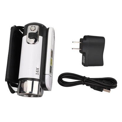 HD Digital Camera 16 MP Anti Shake 2.7 Inch Screen 16X Digital Zoom 1080P Vlog Video Camera for Travel Video Recorder Camera