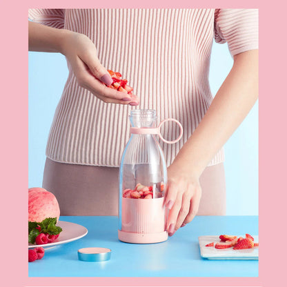 Battery Powered USB Blender  Blender Electric Battery Powered USB Blender Portable Juicer for Outdoor Travel Portable Juicer