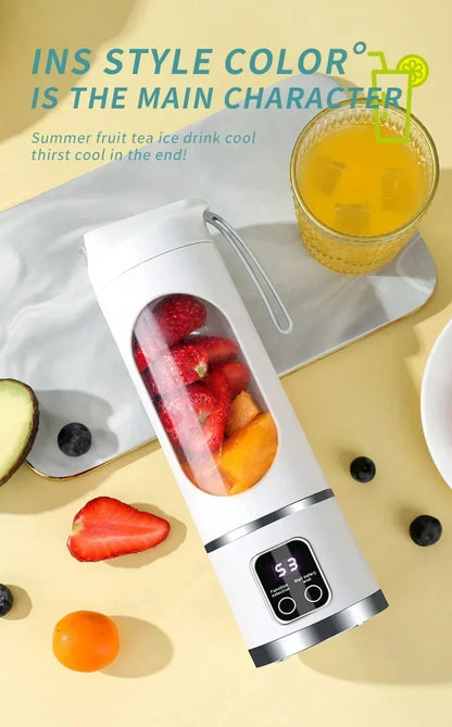 Electric Juicing Cup Portable Wireless Fruit Blender Mini Multifunctional Kitchen Juicer USB Charging Outdoor Juicing Cup