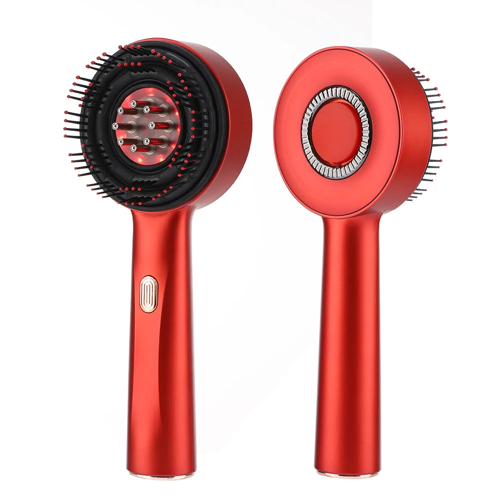 3 Modes Electric Multifunctional Infrared Therapy Comb Promote Hair Growth Massage of Hair Follicles Essence Oil Applicator