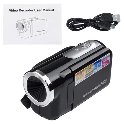 2.4 Inch HD Camera 1080P 16MP Digital Camera 2.4 Inch Rotatable Camcorder Video Recorder HD Video Camcorder