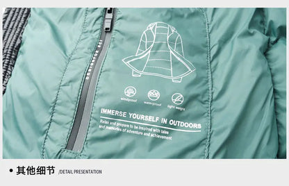 2025 Winter New High Quality Men's Bright Face Warm and Thick Windproof Down Cotton Coat Cotton Jacket Short Casual Comfortable