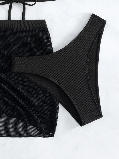 Brazilian Thong Bikini 2025 Women With Skirt Sexy Swimwear Female Padded Swimsuit Push Up Beachwear Bathing Suit Biquini Summer