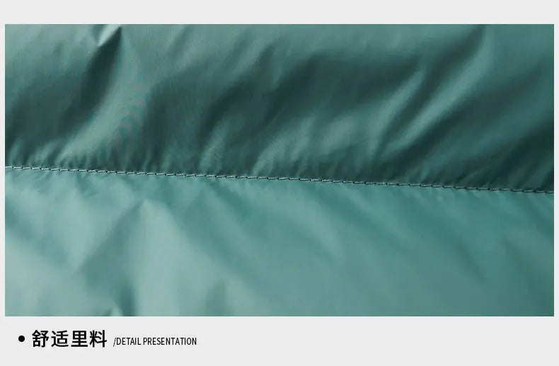 2025 Winter New High Quality Men's Bright Face Warm and Thick Windproof Down Cotton Coat Cotton Jacket Short Casual Comfortable