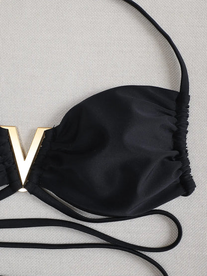 Brazilian Thong Bikini 2025 Women With Skirt Sexy Swimwear Female Padded Swimsuit Push Up Beachwear Bathing Suit Biquini Summer