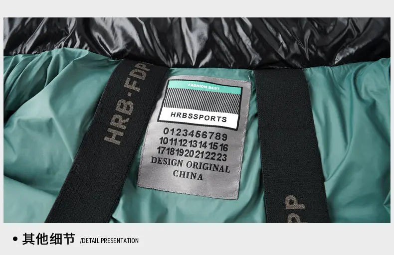 2025 Winter New High Quality Men's Bright Face Warm and Thick Windproof Down Cotton Coat Cotton Jacket Short Casual Comfortable