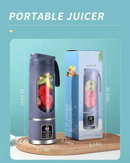Electric Juicing Cup Portable Wireless Fruit Blender Mini Multifunctional Kitchen Juicer USB Charging Outdoor Juicing Cup