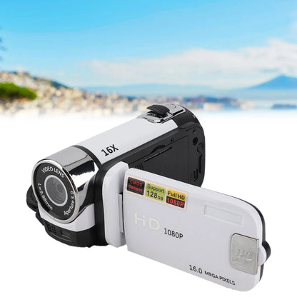 HD Digital Camera 16 MP Anti Shake 2.7 Inch Screen 16X Digital Zoom 1080P Vlog Video Camera for Travel Video Recorder Camera