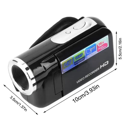 2.4 Inch HD Camera 1080P 16MP Digital Camera 2.4 Inch Rotatable Camcorder Video Recorder HD Video Camcorder