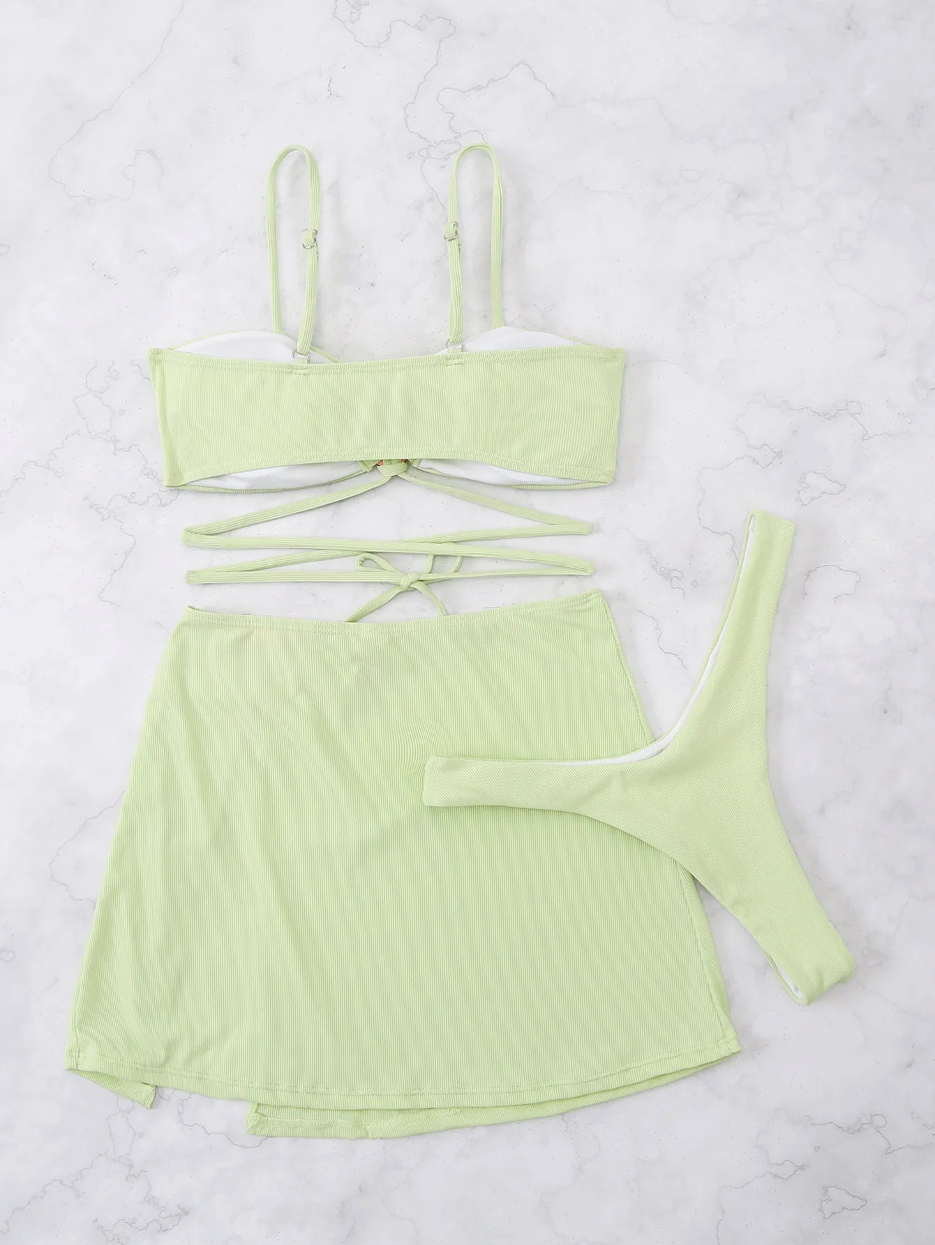 Brazilian Thong Bikini 2025 Women With Skirt Sexy Swimwear Female Padded Swimsuit Push Up Beachwear Bathing Suit Biquini Summer