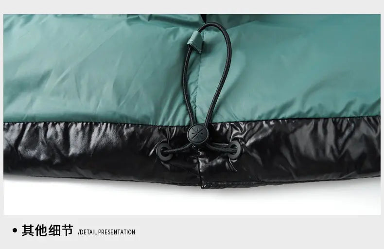 2025 Winter New High Quality Men's Bright Face Warm and Thick Windproof Down Cotton Coat Cotton Jacket Short Casual Comfortable