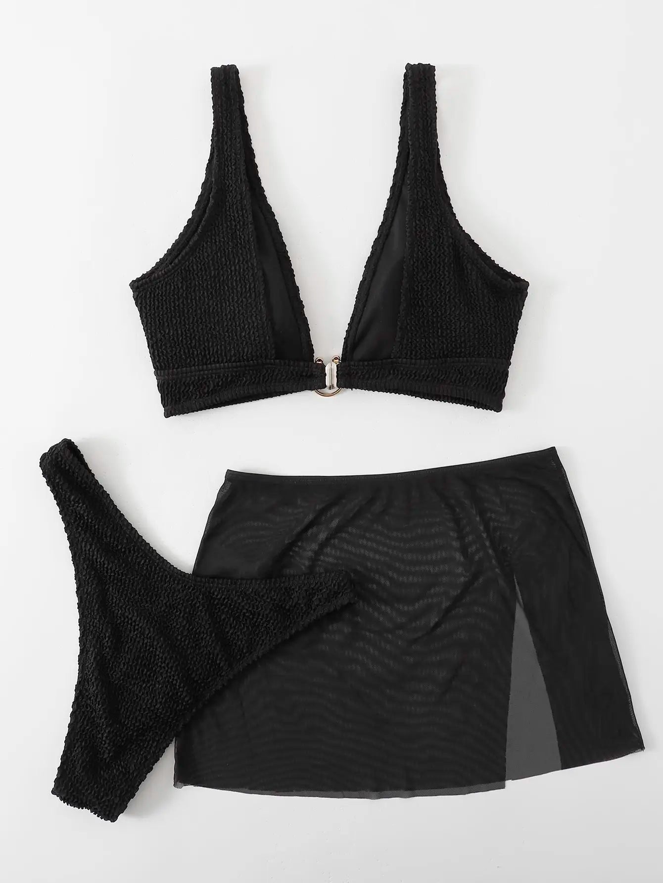 Brazilian Thong Bikini 2025 Women With Skirt Sexy Swimwear Female Padded Swimsuit Push Up Beachwear Bathing Suit Biquini Summer