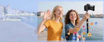 8K Digital Camera for Photography Autofocus WiFi 88MP Vlogging Camera with Dual-Lens 16X Digital Zoom Touch Screen Travel Camera