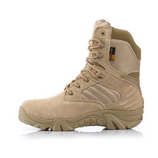 Tactical Men's Boots Special Force Leather Waterproof Desert Army 39-47
