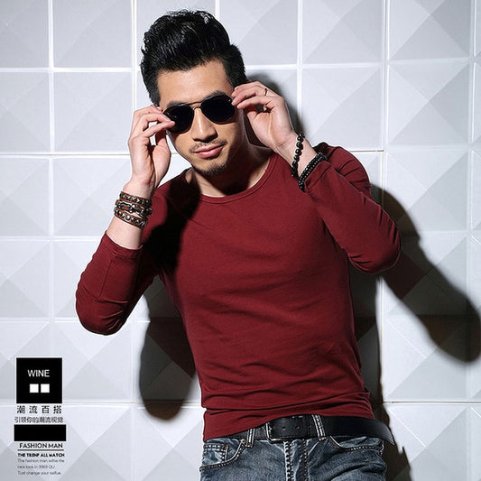 MRMT 2019 Lycra Cotton Men's T-Shirt 5XL Long Sleeved T Shirt